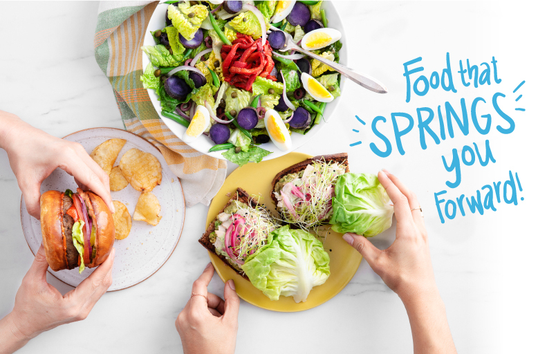 Taste Food That Springs You Forward!