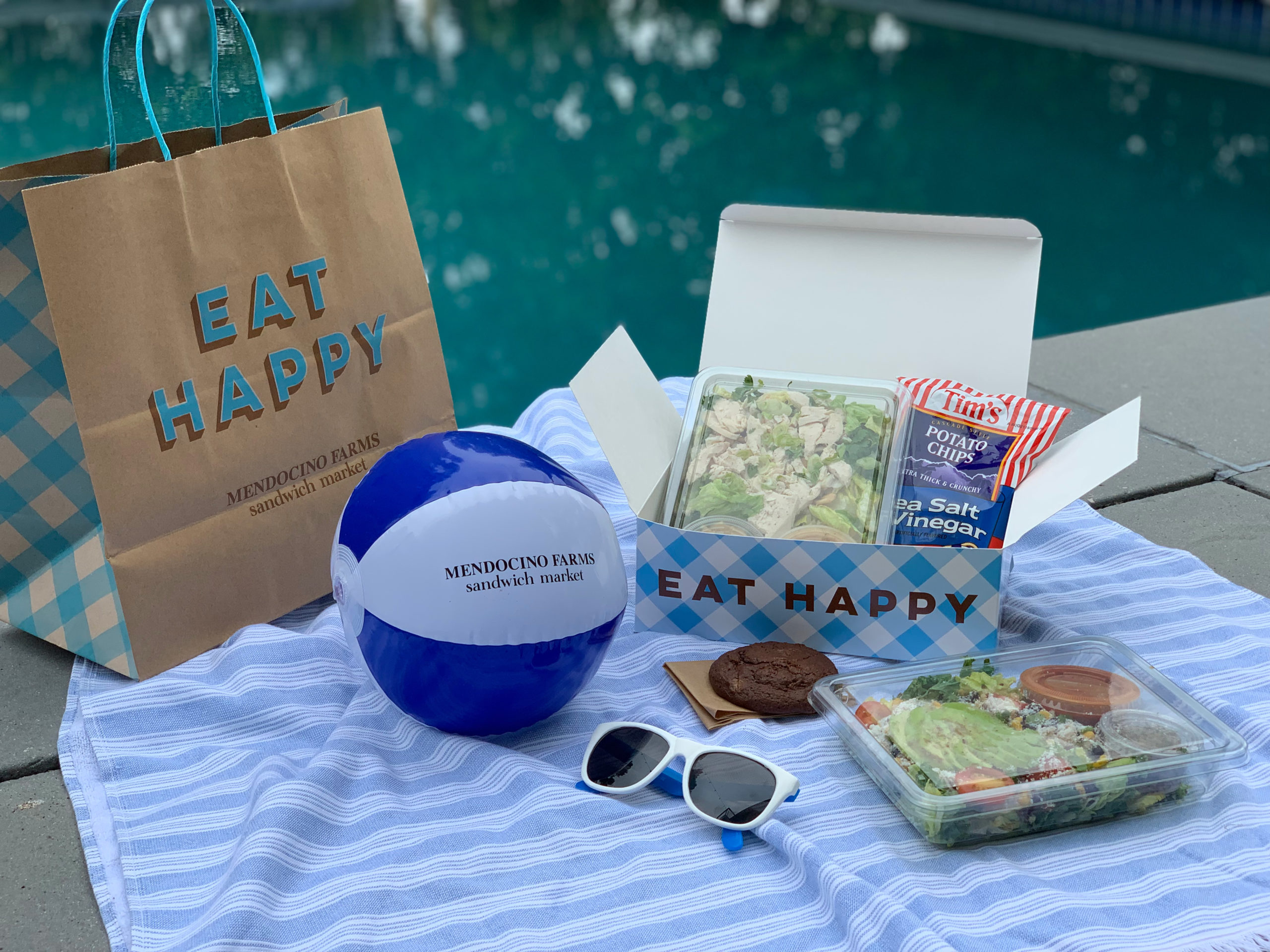 Eat Happy by the Pool