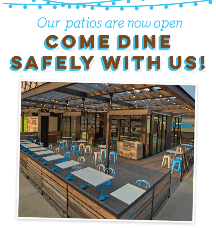 Our Patios are Reopen