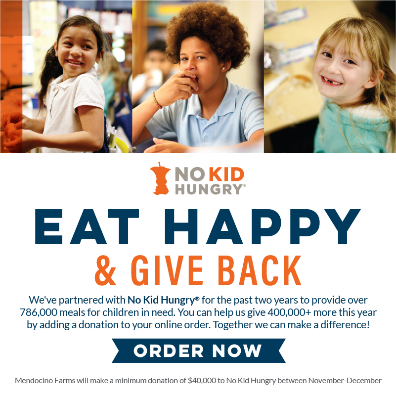 Eat Happy & Give Back to No Kid Hungry