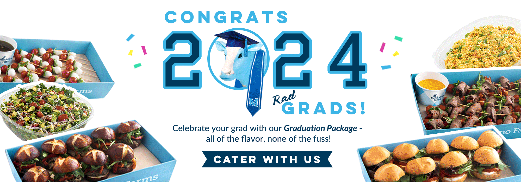 Celebrate your graduate and cater with us