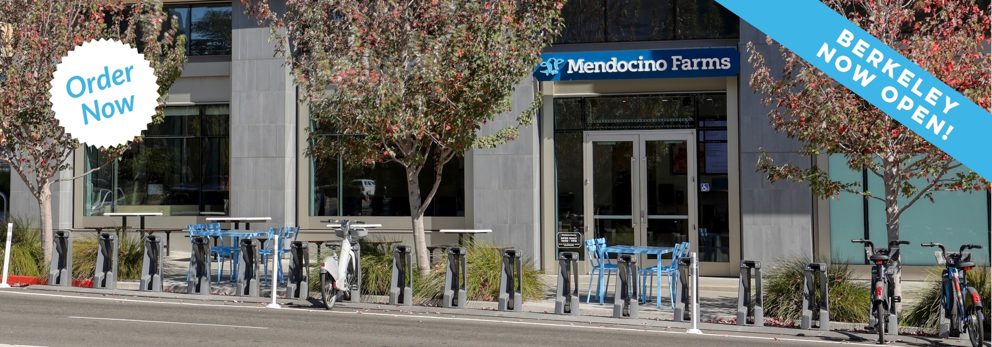 Berkeley Now Open! Order Now