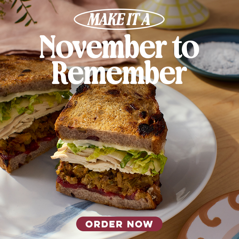 Make it a November to Remember - Order Now!