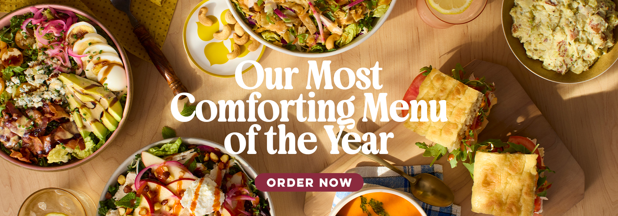 Our Most Comforting Menu of the Year - Order Now
